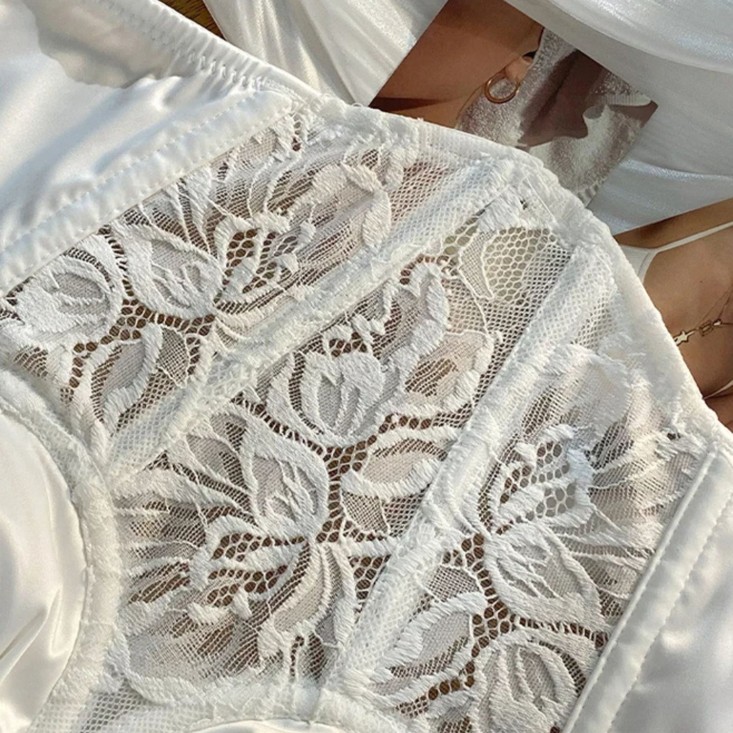 Amalia Boned Corset Lingerie Set