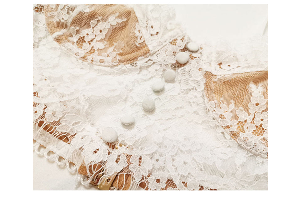 Eyelash Lace Brassiere Lingerie Set
