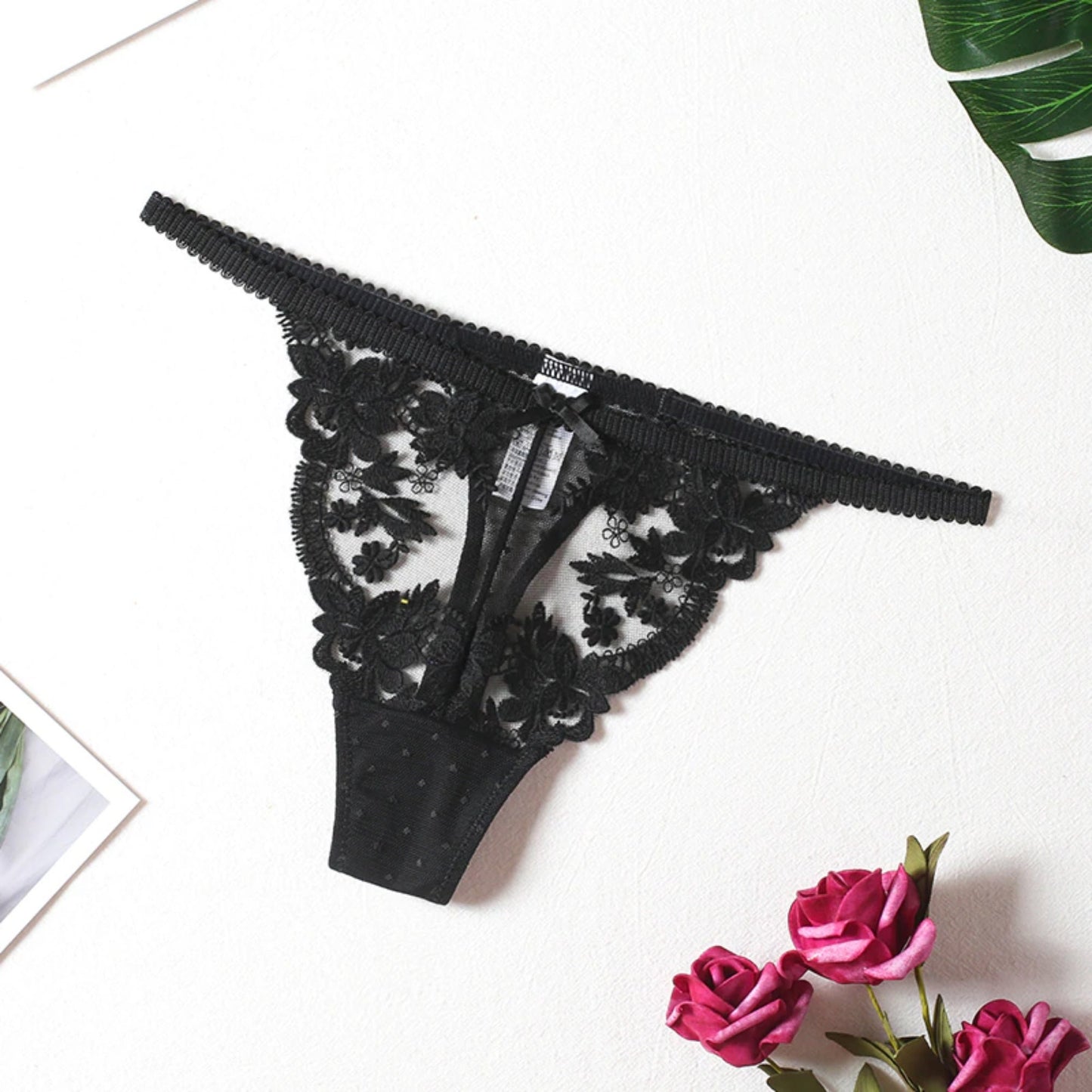 Lace Panties Women Sheer Lingerie Bottoms