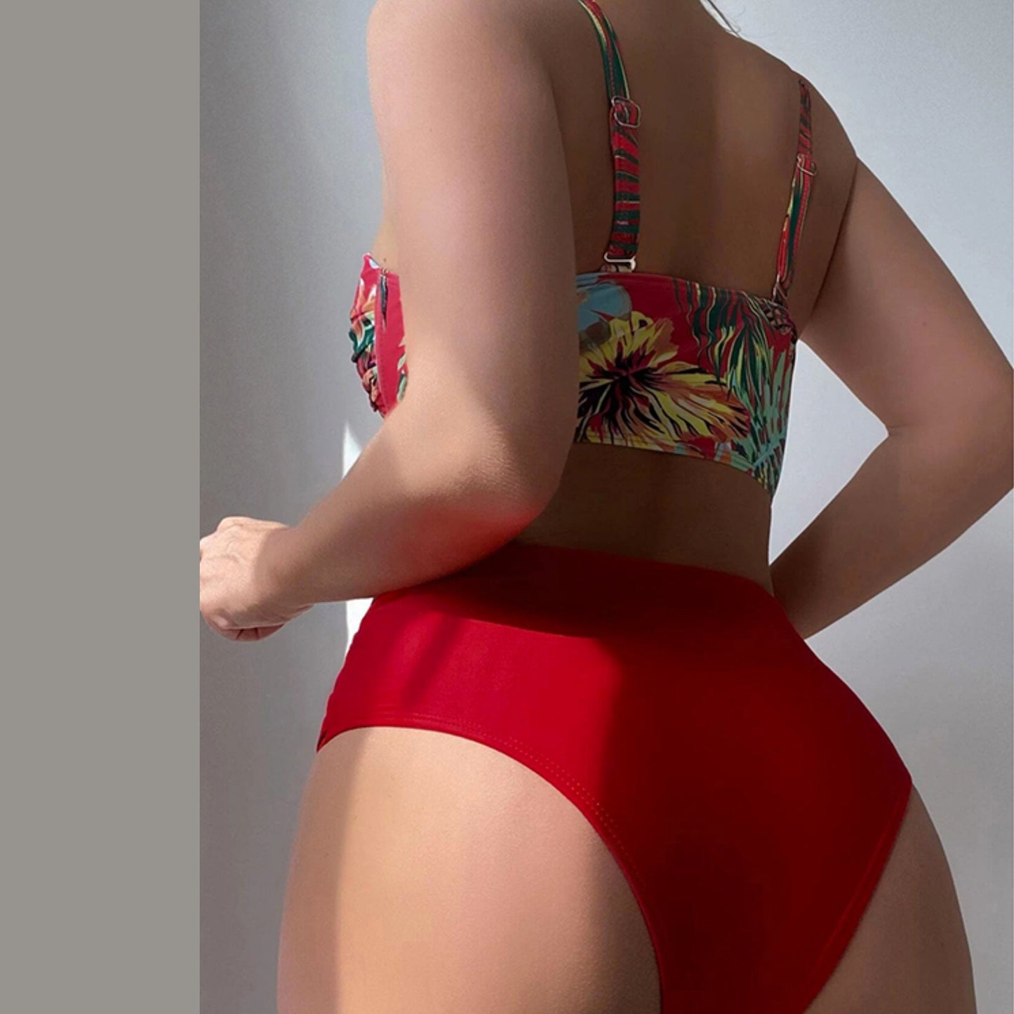 Two Piece High Waist Swimsuit