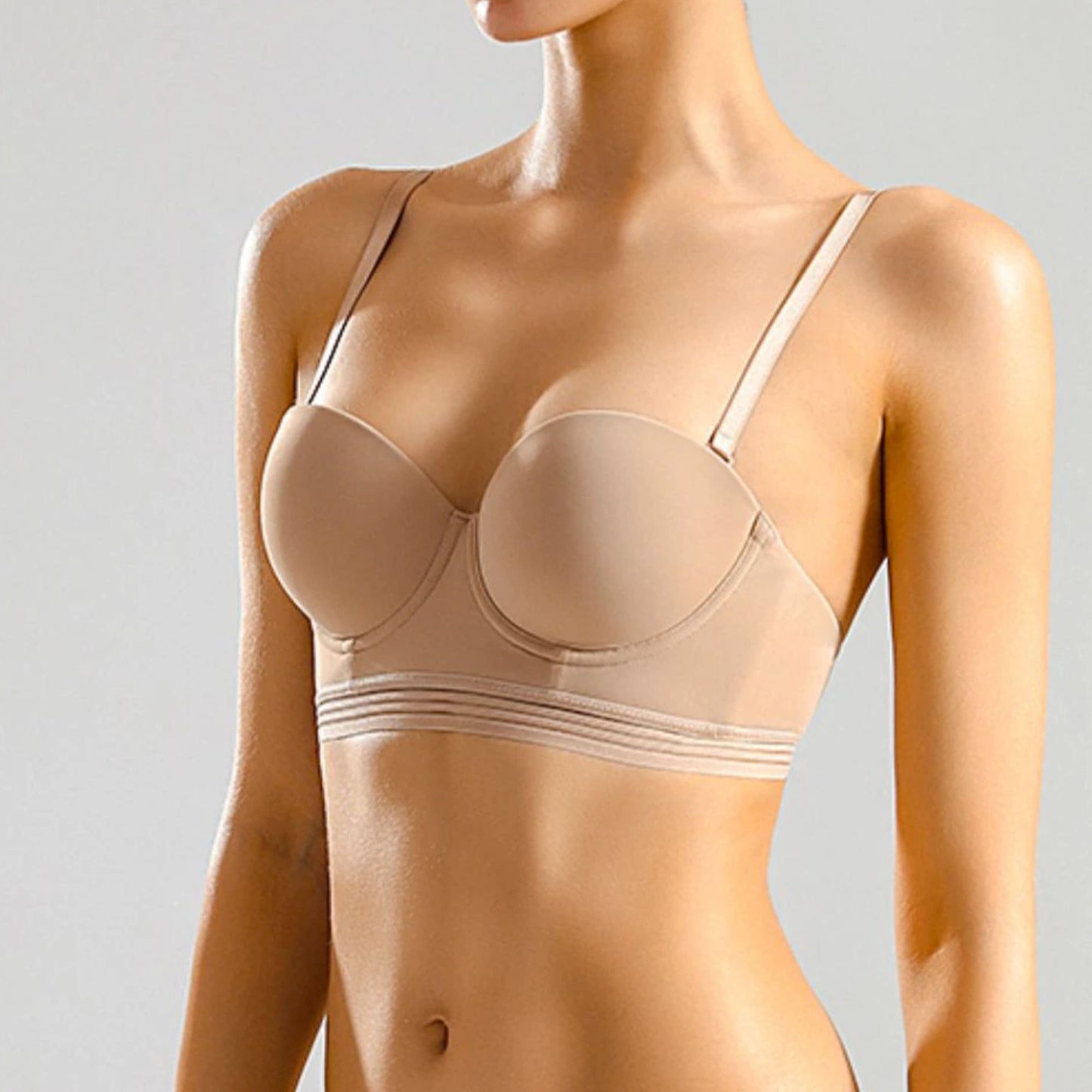 Removable Strap Low Back Brassiere