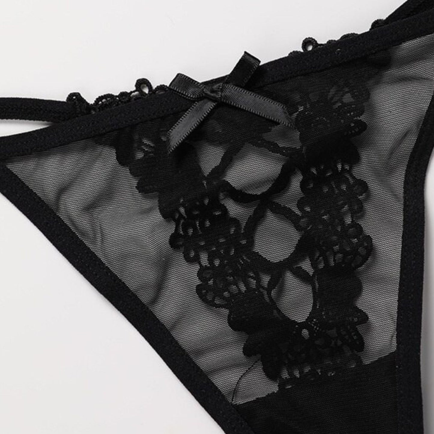 See Through Black Sheer Bikini Underwear
