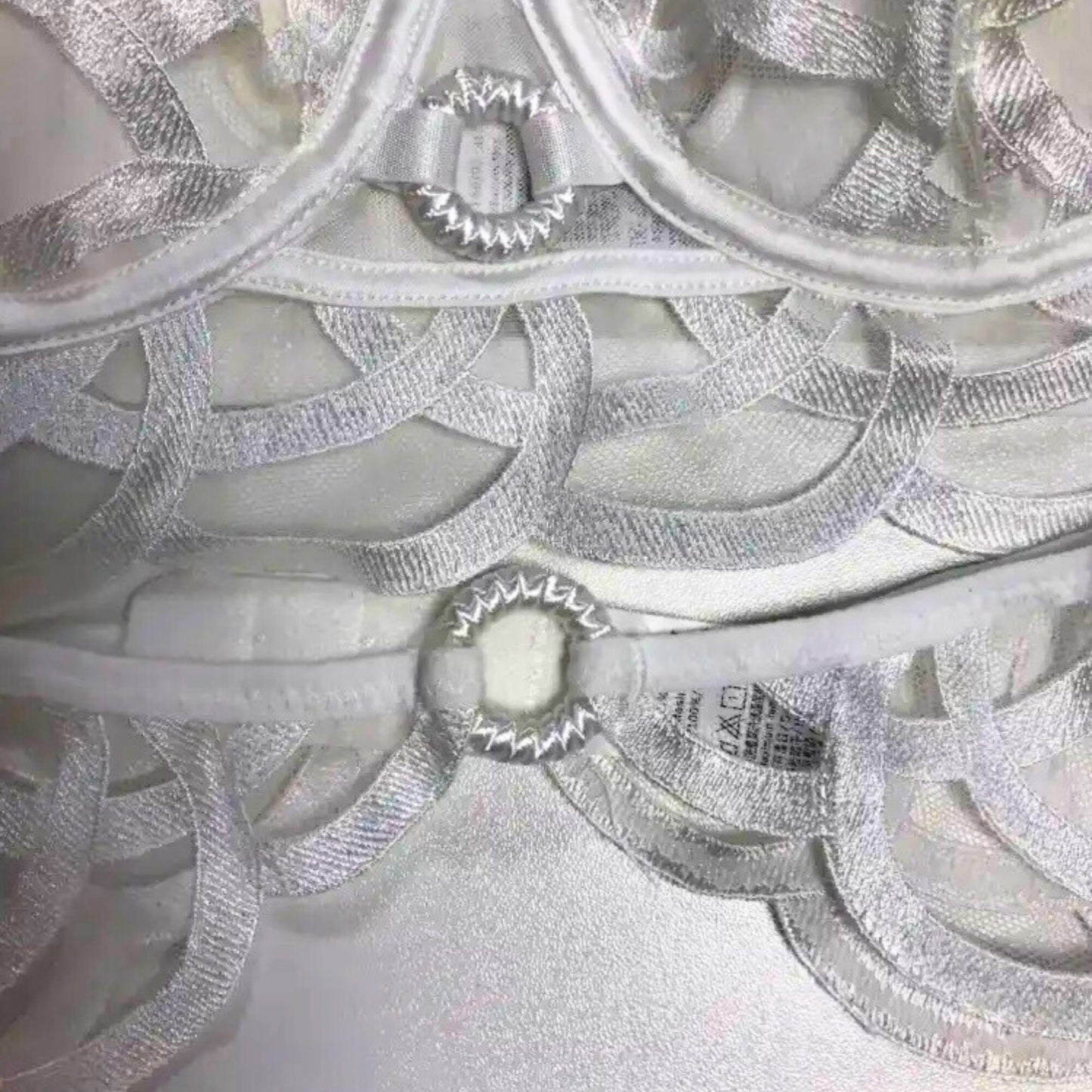 Bridal White Lingerie Ultra Sheer Boudoir Set