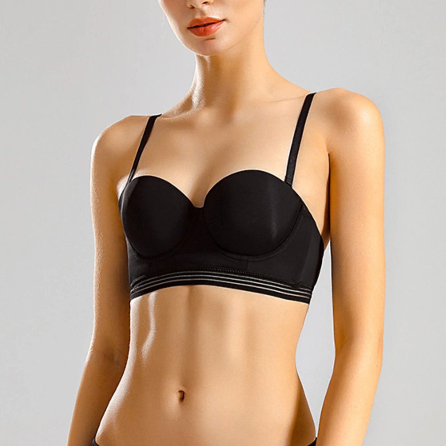 Removable Strap Low Back Brassiere