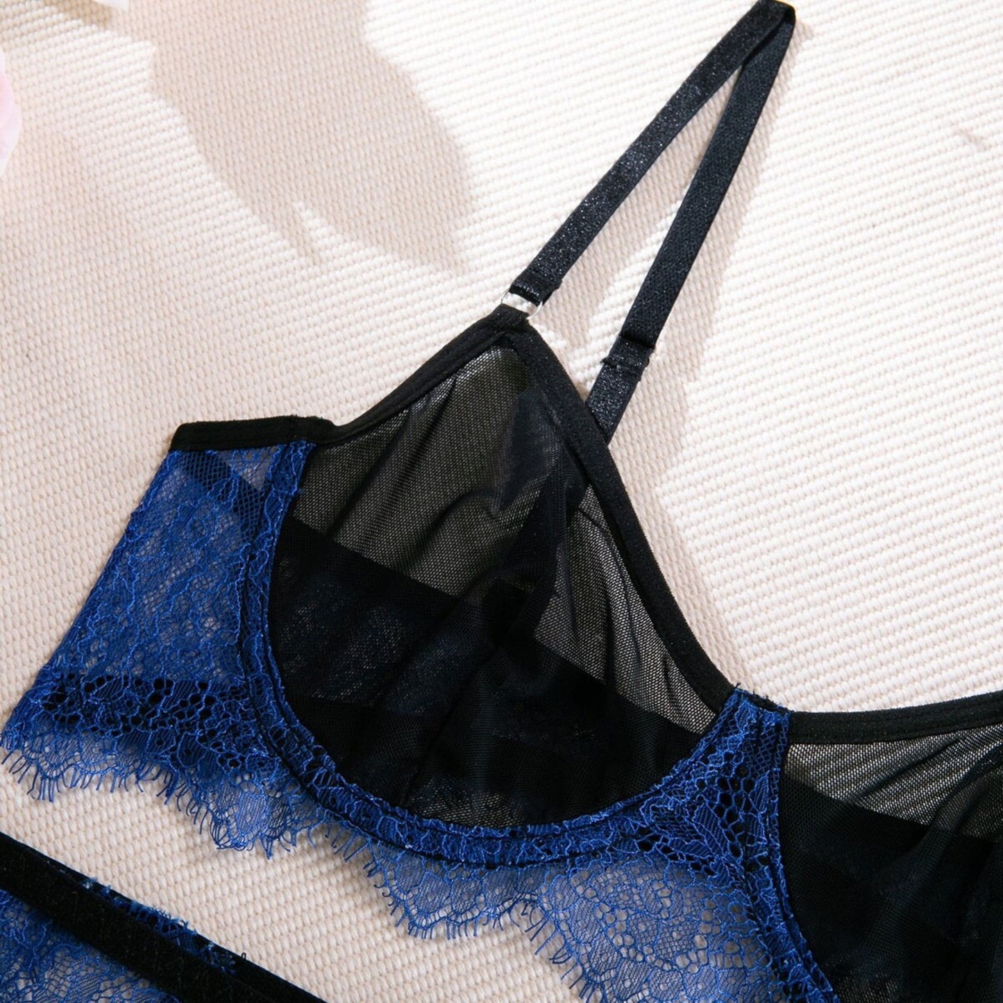 Sheer Lace Lingerie Set