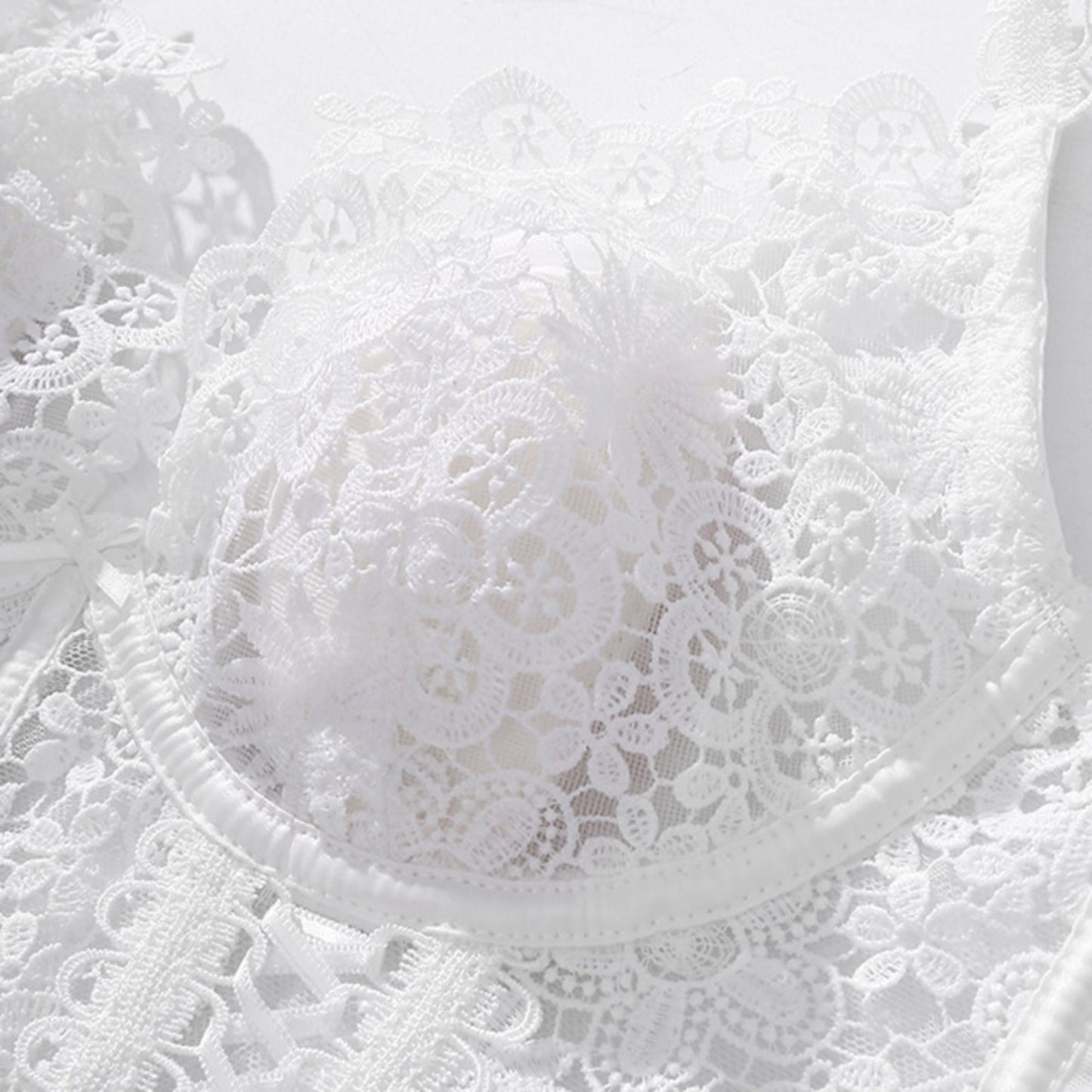 Wedding White Corset Lingerie Set
