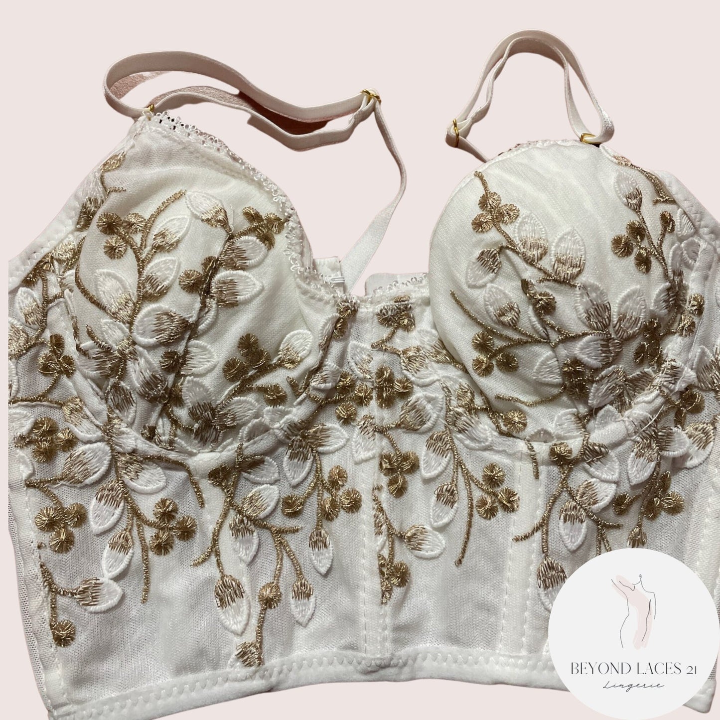 Wedding Corset Top Lingerie, See Through Elegant Embroidered Bralette